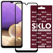 Захисне скло SKLO 3D (full glue) для Samsung Galaxy A22 4G / M32 – Чорний