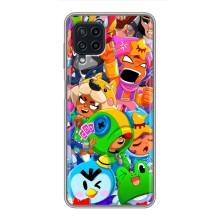 Чехлы Brawl Stars для Samsung Galaxy A22 (AlphaPrint) – Герої Бравл Старс