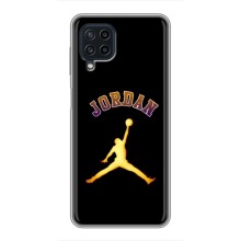 Чехлы для Samsung Galaxy A22 - с картинкой JORDAN (AlphaPrint) (Jordan Gold)
