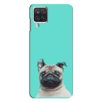Бампер для Samsung Galaxy A22 с картинкой "Песики" – Собака Мопс
