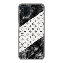 Чехол Стиль Louis Vuitton на Samsung Galaxy A22 (LV на белом)