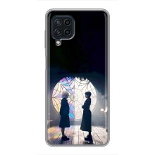 Чехлы Венсдей на Samsung Galaxy A22 Уэнсдей (AlphaPrint) (Уэнздей и Инид)