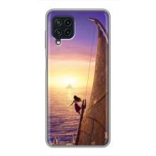 Чохол з мультфільмом Ваяна Samsung Galaxy A22 (Ваяна в морі)