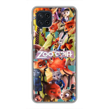 Силіконовий чохол з принтом Зоотрополіс для Samsung Galaxy A22 – Колаж героїв