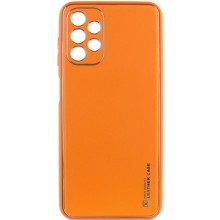 Кожаный чехол Xshield для Samsung Galaxy A23 4G – Оранжевый