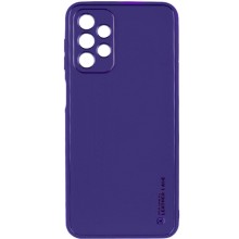 Кожаный чехол Xshield для Samsung Galaxy A23 4G – Фиолетовый
