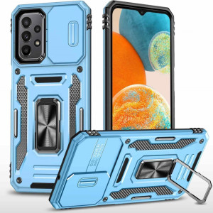 Ударостійкий чохол Camshield Army Ring для Samsung Galaxy A23 4G (Блакитний)