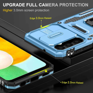 Ударостійкий чохол Camshield Army Ring для Samsung Galaxy A23 4G – Блакитний