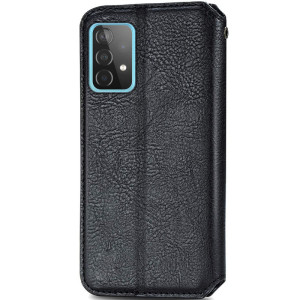 Шкіряний чохол-книжка GETMAN Cubic (PU) для Samsung Galaxy A23 4G – Чорний