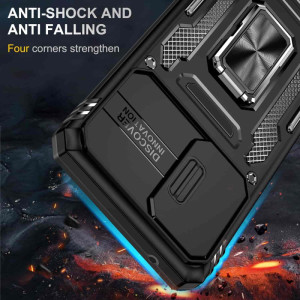 Ударостійкий чохол Camshield Army Ring для Samsung Galaxy A23 4G – Чорний