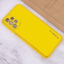 Кожаный чехол Xshield для Samsung Galaxy A23 4G – Желтый