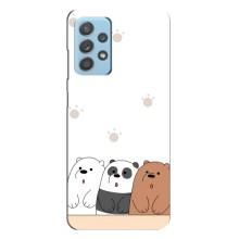 Чехлы с изображением разных животных для Samsung Galaxy A23 (Удивленные медвеженки)