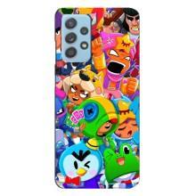 Чехлы Brawl Stars для Samsung Galaxy A23 (AlphaPrint) – Герои Бравл Старс