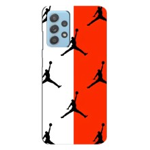 Чехлы для Samsung Galaxy A23 - с картинкой JORDAN (AlphaPrint) (Лого Джордан)