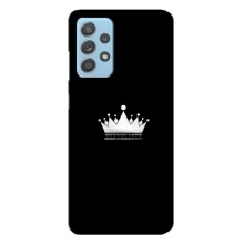 Чохол (Корона на чорному фоні) для Самсунг Галаксі А23 (Біла корона)