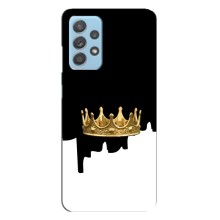 Чохол (Корона на чорному фоні) для Самсунг Галаксі А23 (Золота корона)