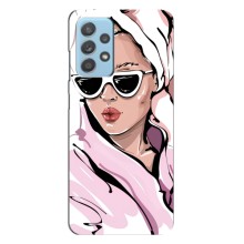 Чехол с картинкой Модные Девчонки Samsung Galaxy A23 (Девушка в халате)