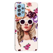 Чехол с картинкой Модные Девчонки Samsung Galaxy A23 (Девушка в очках)