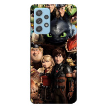 Чехол как приручить дракона на Samsung Galaxy A23 – Персонажи дракона