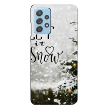 Новогодние, Праздничные Чехлы для Samsung Galaxy A23 - 2024 год (Let it snow)