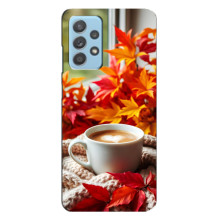 Чехол с уникальным дизайном «Осень с кофе» для Samsung Galaxy A23