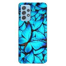 Силиконовый бампер с картинкой животных для Samsung Galaxy A23 (Крылья бабочек)