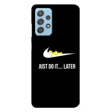 Силиконовый Чехол на Samsung Galaxy A23 с картинкой Nike (Later)