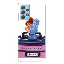 Силіконовый Чохол на Samsung Galaxy A23 з картинкой Модных девушек – Дівчина на машині