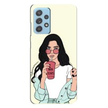 Силіконовый Чохол на Samsung Galaxy A23 з картинкой Модных девушек – З напоєм
