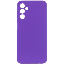 Чехол Silicone Cover Lakshmi Full Camera (AAA) для Samsung Galaxy A24 4G – Фиолетовый