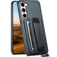 Кожаный чехол Wallet case and straps для Samsung Galaxy A24 4G – Синий