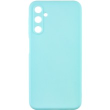 Силиконовый чехол Candy Full Camera для Samsung Galaxy A24 4G (Бирюзовый)