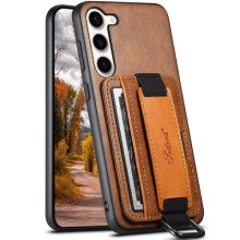 Кожаный чехол Wallet case and straps для Samsung Galaxy A24 4G – Коричневый