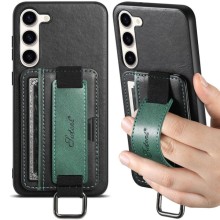 Кожаный чехол Wallet case and straps для Samsung Galaxy A24 4G – Черный