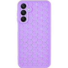 Чехол TPU Honeycomb для Samsung Galaxy A24 4G (Сиреневый)