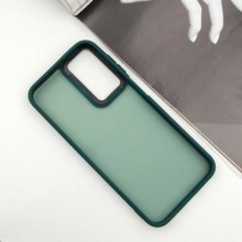 Чехол TPU+PC Lyon Frosted для Samsung Galaxy A24 4G – Зеленый