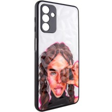 TPU+PC чохол Prisma Ladies для Samsung Galaxy A24 4G (Коричневий)