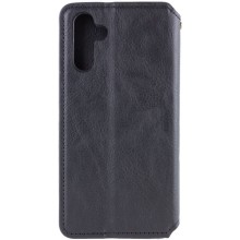 Кожаный чехол-книжка GETMAN Cubic (PU) для Samsung Galaxy A24 4G – Черный