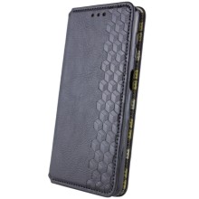 Кожаный чехол-книжка GETMAN Cubic (PU) для Samsung Galaxy A24 4G – Черный
