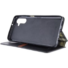Кожаный чехол-книжка GETMAN Cubic (PU) для Samsung Galaxy A24 4G – Черный