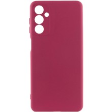 Чохол TPU GETMAN Liquid Silk Full Camera для Samsung Galaxy A24 4G – Бордовий