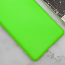 Чохол TPU GETMAN Liquid Silk Full Camera для Samsung Galaxy A24 4G – Салатовий