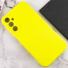 Чохол TPU GETMAN Liquid Silk Full Camera для Samsung Galaxy A24 4G – Жовтий