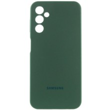 Чохол Silicone Cover Lakshmi Full Camera (AAA) with Logo для Samsung Galaxy A24 4G (Зелений)