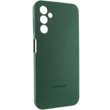 Чехол Silicone Cover Lakshmi Full Camera (AAA) with Logo для Samsung Galaxy A24 4G – Зеленый