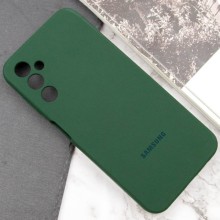 Чехол Silicone Cover Lakshmi Full Camera (AAA) with Logo для Samsung Galaxy A24 4G – Зеленый
