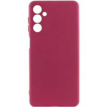 Чохол Silicone Cover Lakshmi Full Camera (AA) для Samsung Galaxy A24 4G (Бордовий)