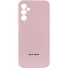 Чохол Silicone Cover Lakshmi Full Camera (AAA) with Logo для Samsung Galaxy A24 4G (Рожевий)
