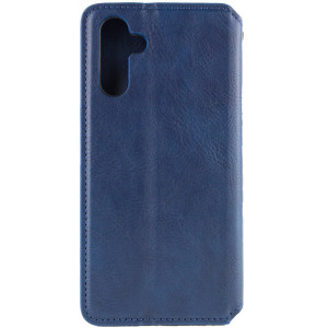 Шкіряний чохол-книжка GETMAN Cubic (PU) для Samsung Galaxy A24 4G – Синій