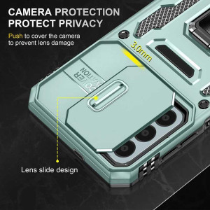 Ударостійкий чохол Camshield Army Ring для Samsung Galaxy A24 4G – Зелений